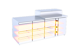 Heating cabinets